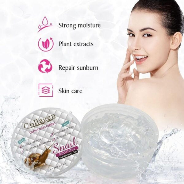 Collagen Snail Soothing Gel – Deeply Moisturizing & Skin Repairing Gel (300g)