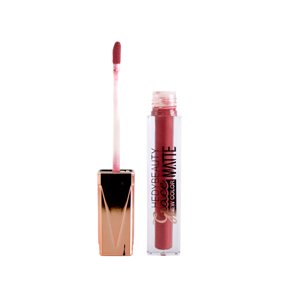 HedyBeauty Matte Lip Gloss – Velvety Smooth, Long-Lasting Color