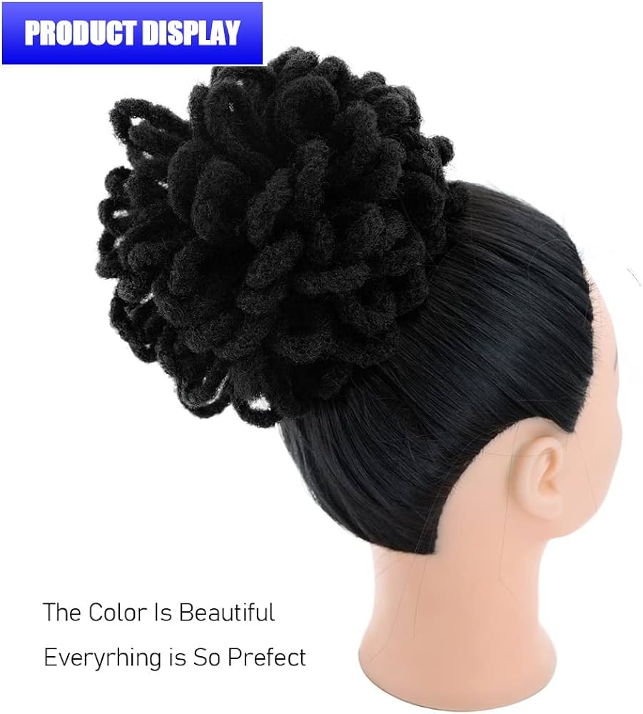 Dreadlocks Drawstring Hair Extension Bun