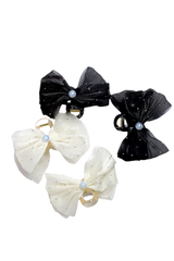 Pearl Bow Hair Grip – Stylish Hair Clip for a Touch of Sophistication