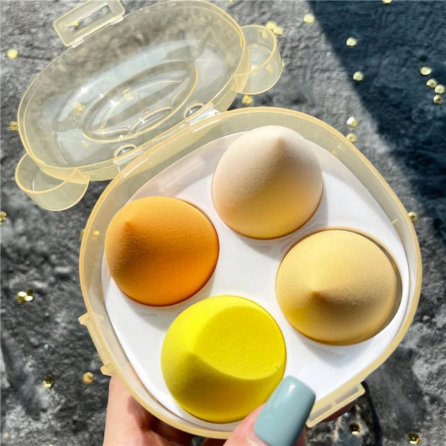 4-Piece Makeup Sponge Set – Blending Sponges for Flawless Application