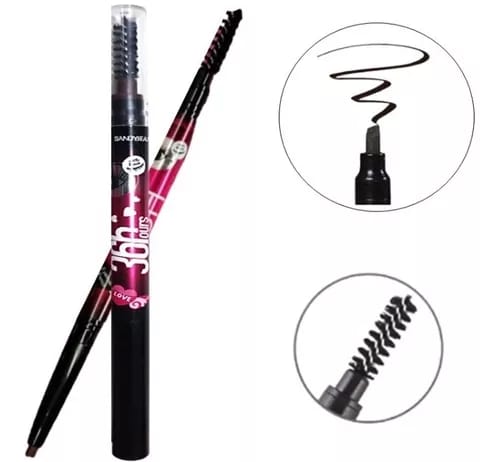 Favor Beauty 36H 2-in-1 Waterproof Eyebrow Pencil – Brown 1pc