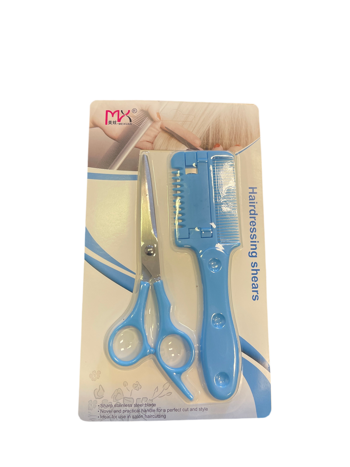 Hair Scissor With Comb 2pc Set