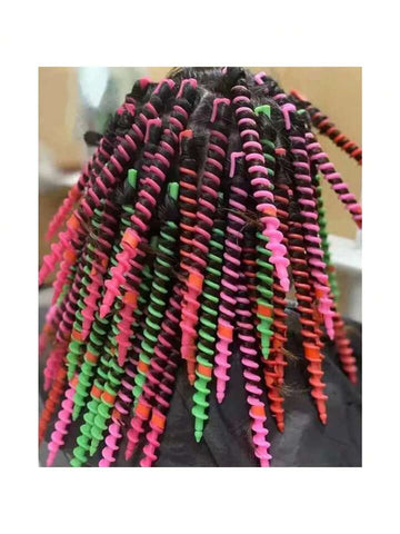 Spiral Hair Curling Rods - Create Beautiful, Bouncy Curls Without Heat