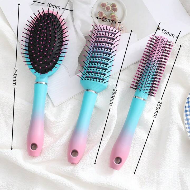 Colourful Hair Comb Brushes - Fun & Functional Styling Tools