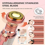 Portable 2 IN 1 Electric Epilator & Eyebrow Trimmer – Dual Function for Easy Grooming