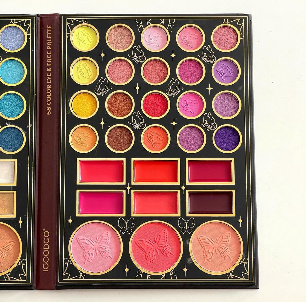 IGOODCO 58 Color Eye & Face Palette - Versatile Makeup Palette