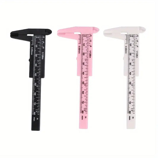 Eyebrow Measuring Grooming 3pc Set - Achieve Perfectly Shaped Brows Every Time!