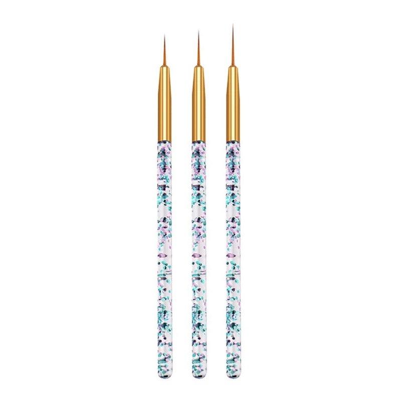 3Pcs/set Acrylic Sequin Rod Pull Pen