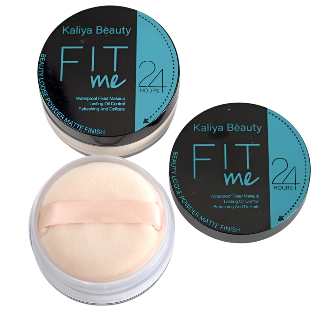 Kaliya Beauty Fit Me Loose Powder – Matte Finish for 24-Hour Perfection