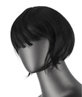 Straight Pixie Bob With Bangs Wigs