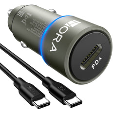 Car Charger PD Fast Charging 3A Type C Cable