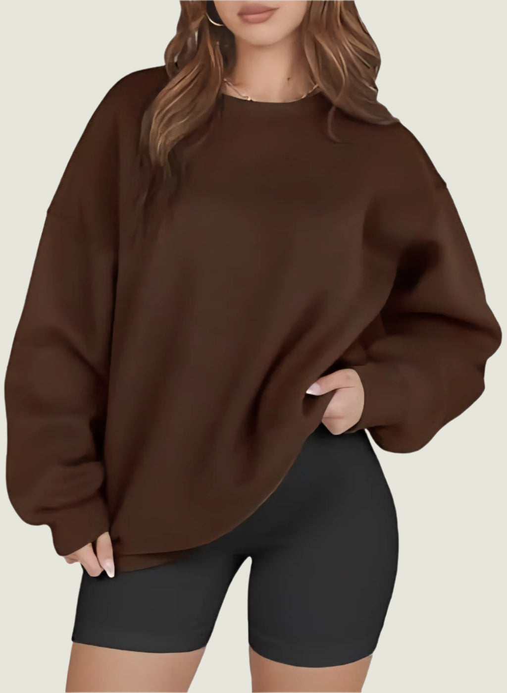 Classic Crewneck Sweatshirt  - Casual Pullover