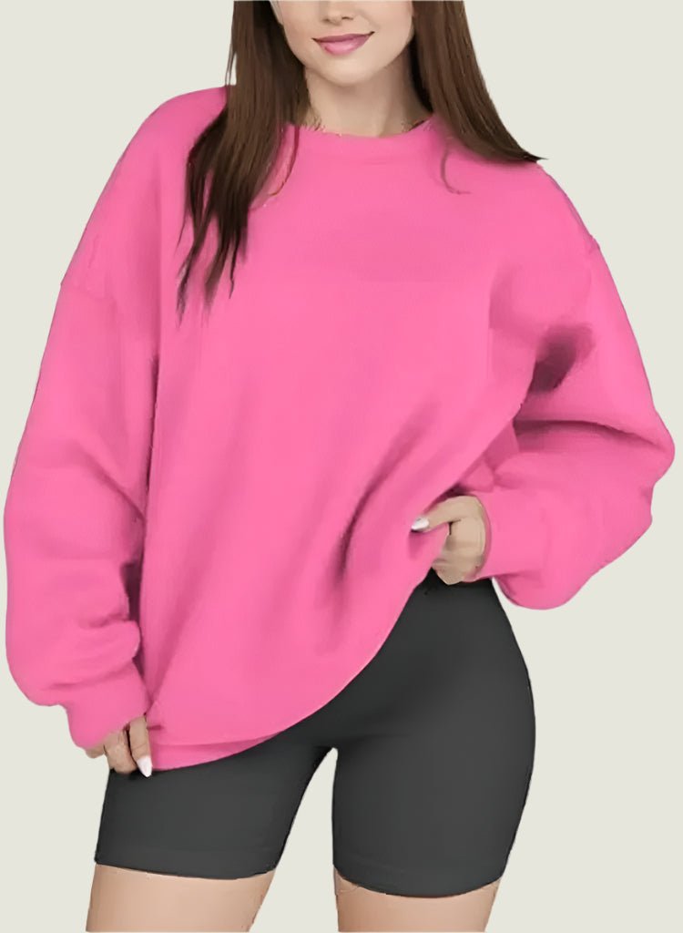 Classic Crewneck Sweatshirt  - Casual Pullover