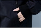 Fleece Lined Hooded Windbreaker – Warm Casual Outdoor Jacket