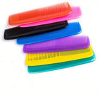 Colourful 1Pc Plastic Hair Comb - Stylish & Durable for Everyday Use