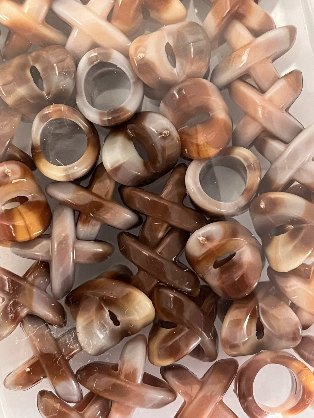 Braid Hair Beads - Stylish X & O Beads for Braids and Dreads