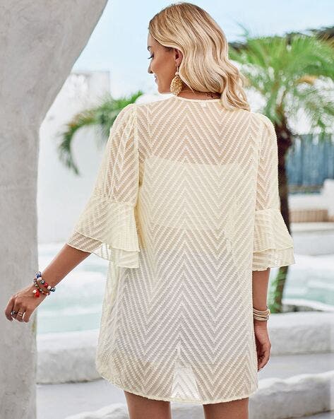 Lightweight Striped Kimono Cardigan