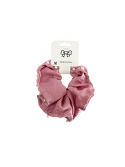 Luxurious Pearly Satin Hair Scrunchies – Perfect for a Touch of Elegance & Style