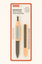 Manicure set 3pc - Cutile Pusher , Nail File and 2in1 Nail Tool