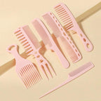 Essential Hair Styling 6 Flat Comb Set
