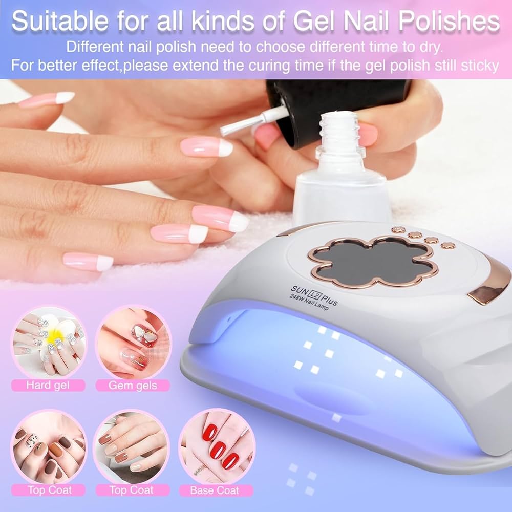 SUN L2 Plus 248W Nail Lamp - Professional UV/LED Gel Dryer