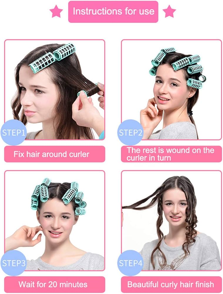 Plastic Hair Curlers - 36mm