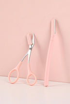 2-in-1 Eyebrow Shaping Set – Precision Razor + Trimming Scissors