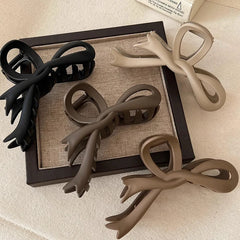 Simple Ribbon Decor Style Hair Grip 1pc