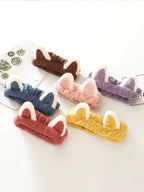 Fluffy Animal Ear Facial Headbands - Cute & Cozy Hair Accessories