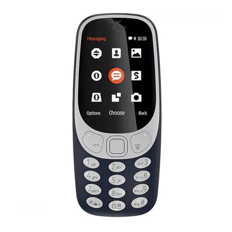 Classic 3310 Style Mobile Phone - Durable Retro Design with Modern Features