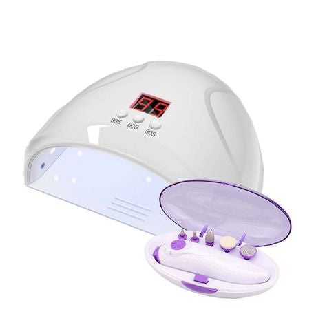 2in1 LED Nail Lamp and Nail Drill - Fast and Efficient Nail Curing