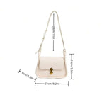 Soft-Curve Flap Shoulder Bag – Lightweight & Elegant Everyday Wear LYL070