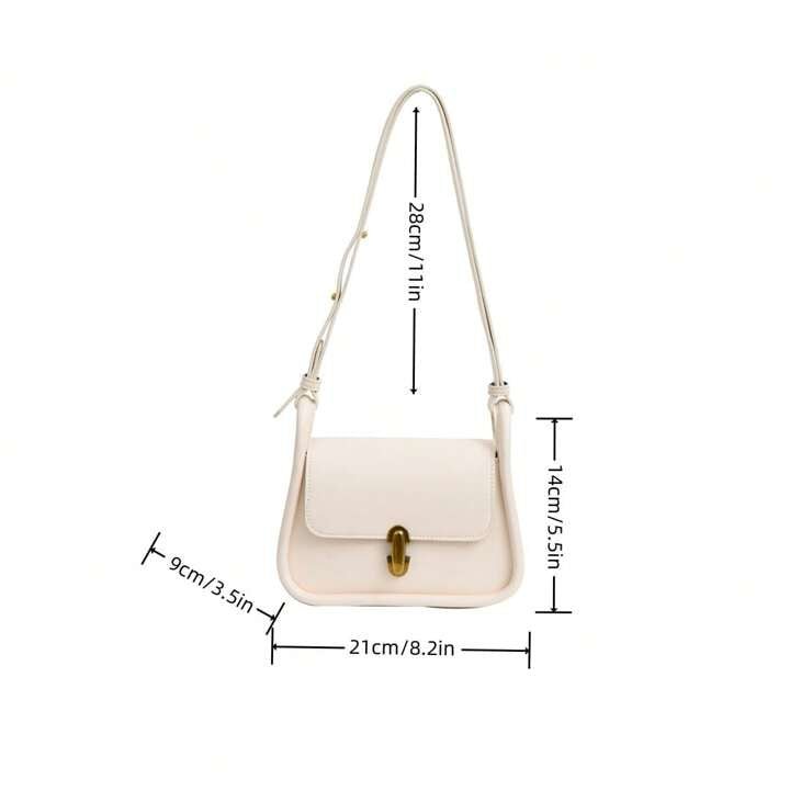 Soft-Curve Flap Shoulder Bag – Lightweight & Elegant Everyday Wear LYL070