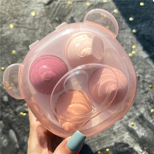 4-Piece Makeup Sponge Set – Blending Sponges for Flawless Application