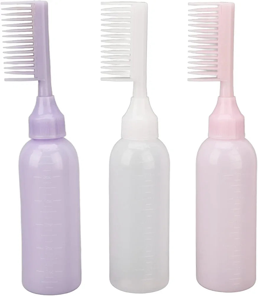 Hair Root Applicator Bottle with Comb 1PC