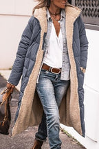 Longline Sherpa Lined Hooded Puffer Coat