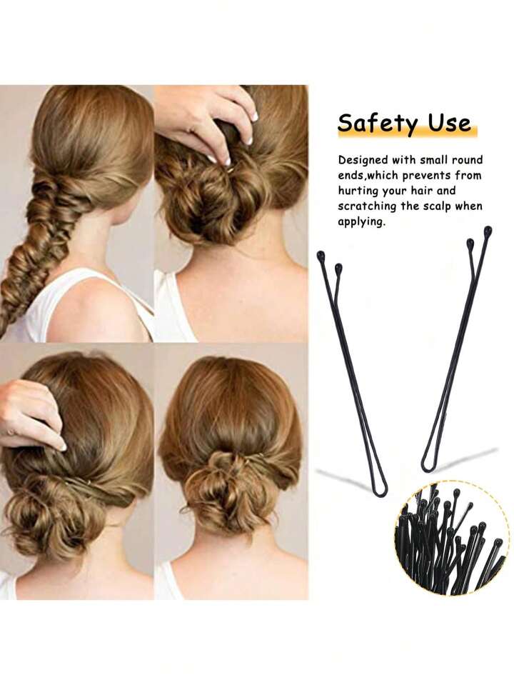 Black Bobby Hair Pins – Essential Hair Accessories for All Hair Types