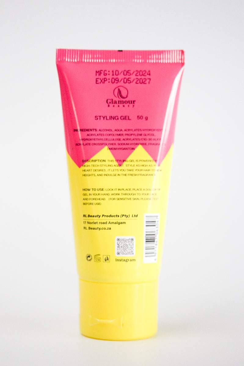 Glamour Beauty Lace Styling Gel 50g - Strong Hold & Shine