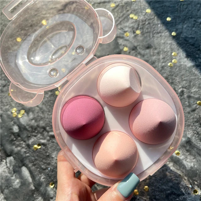4-Piece Makeup Sponge Set – Blending Sponges for Flawless Application