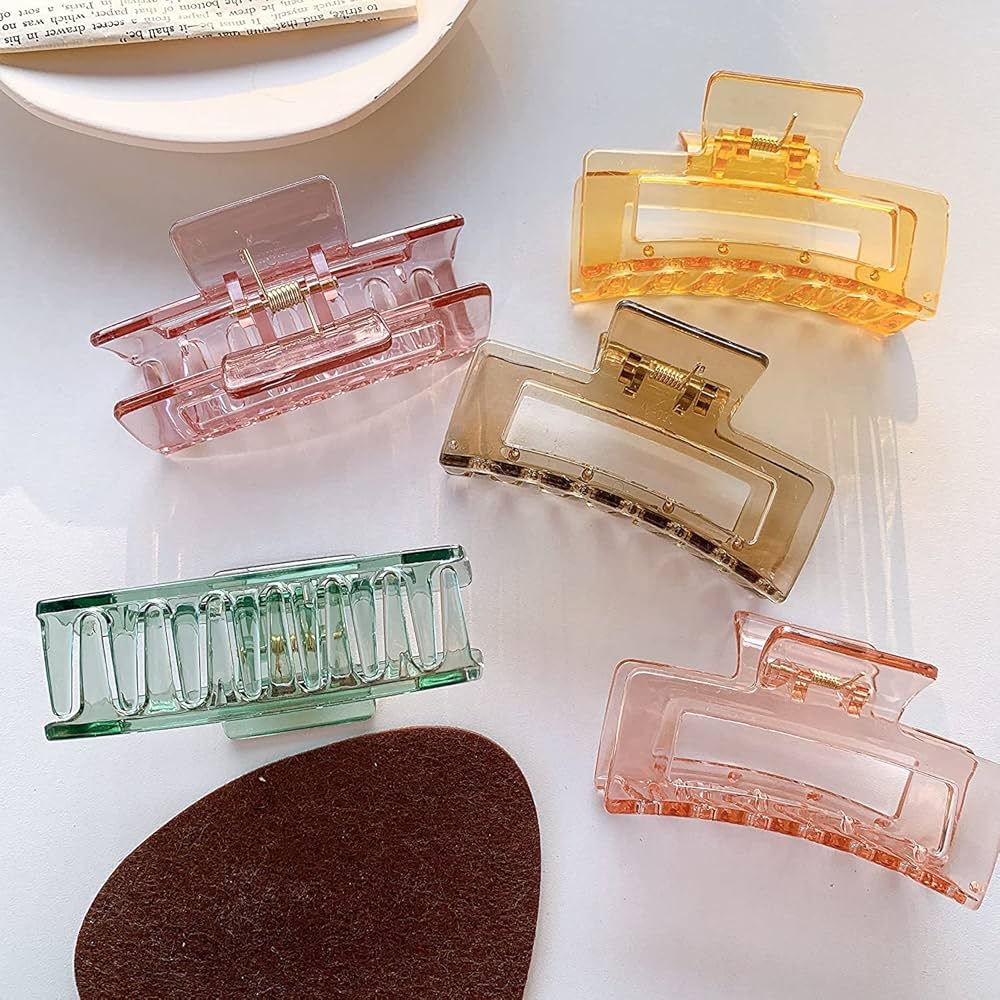 Clear Colour Hair Grip 1pc – Sleek & Functional Hair Accessory