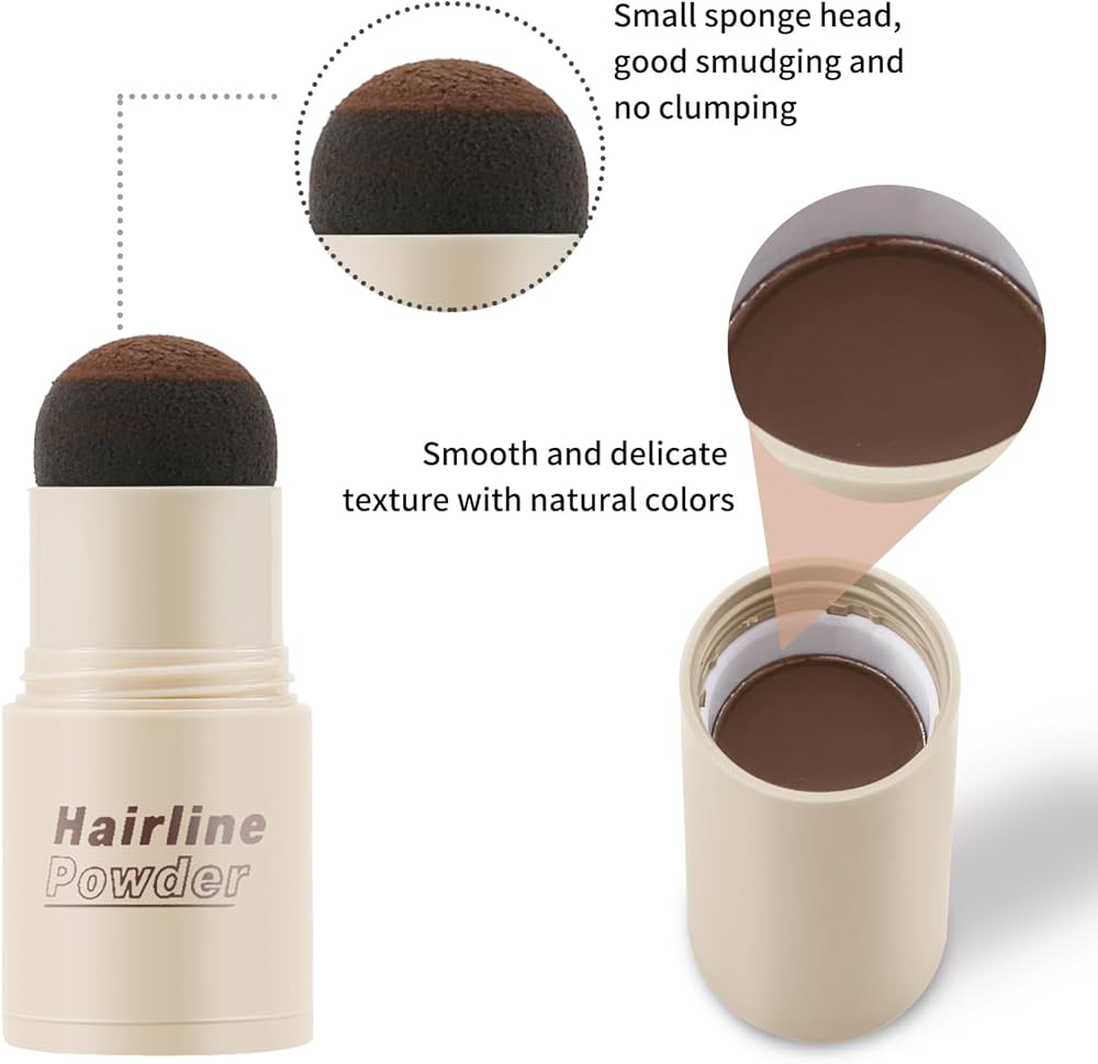 Romantic Queen Hairline Powder Stick - Conceal Thinning Hair & Fill Hairline Gaps