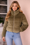 Women’s Corduroy Puffer Jacket