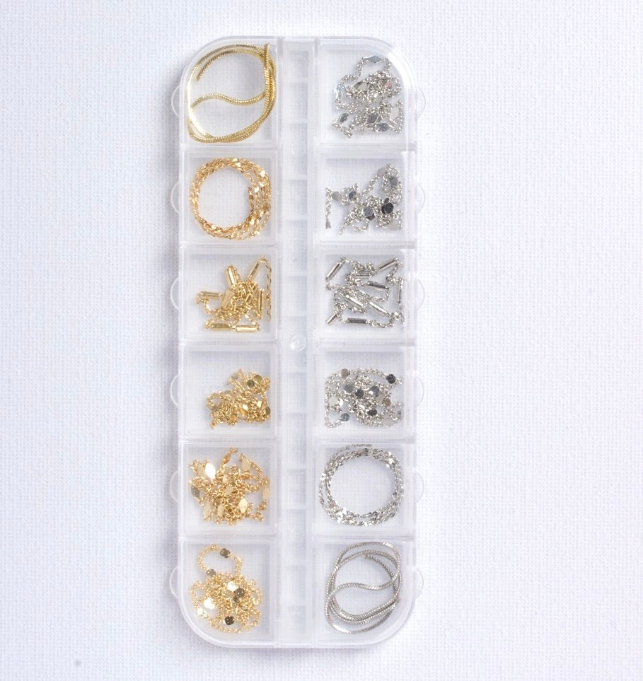 3D Colorful Nail Chain – Add Glamorous Metal Chains to Your Nail Designs