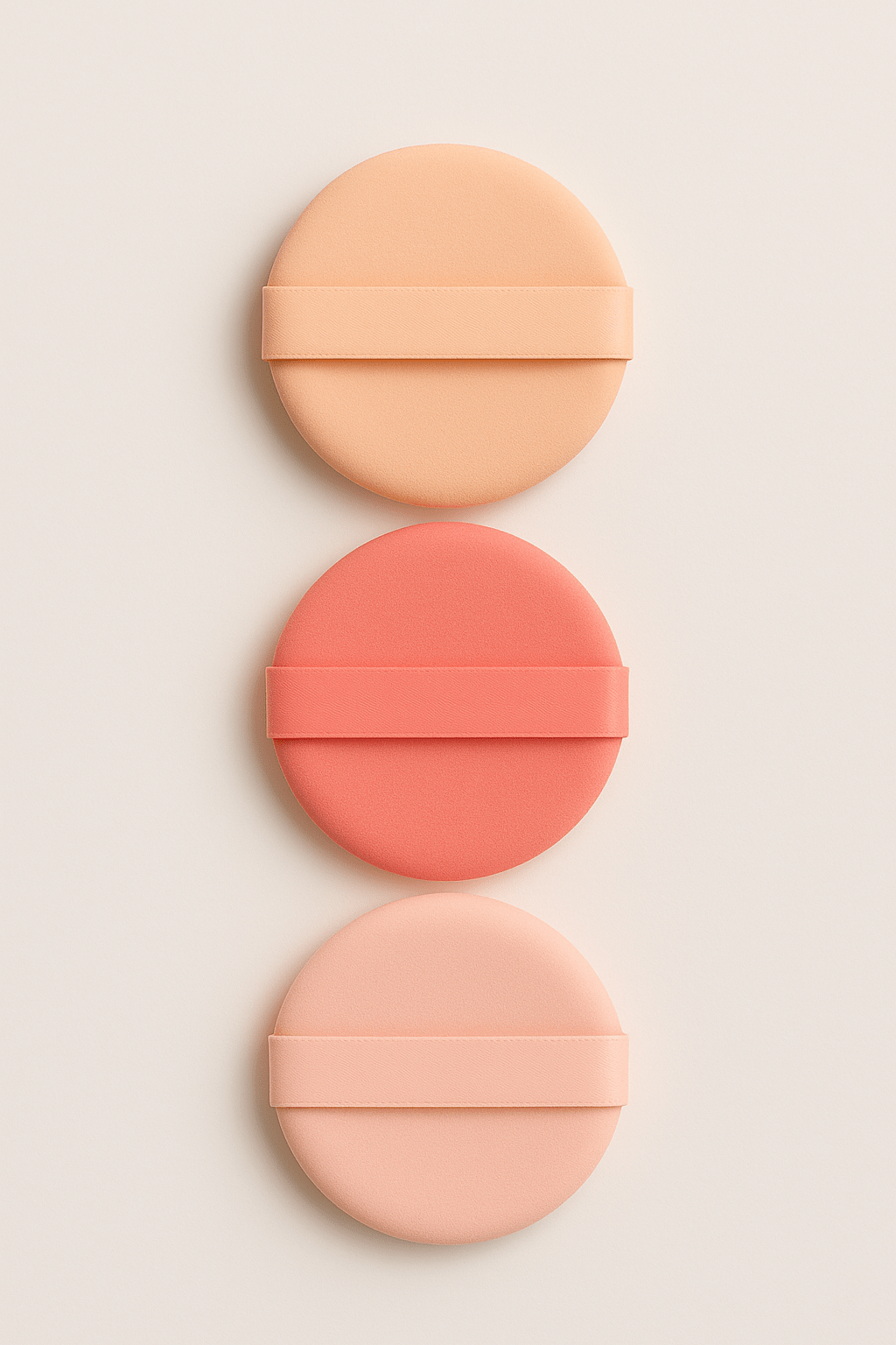 Makeup Puff Set – 3pc Foundation & Powder Sponges - Random Colours