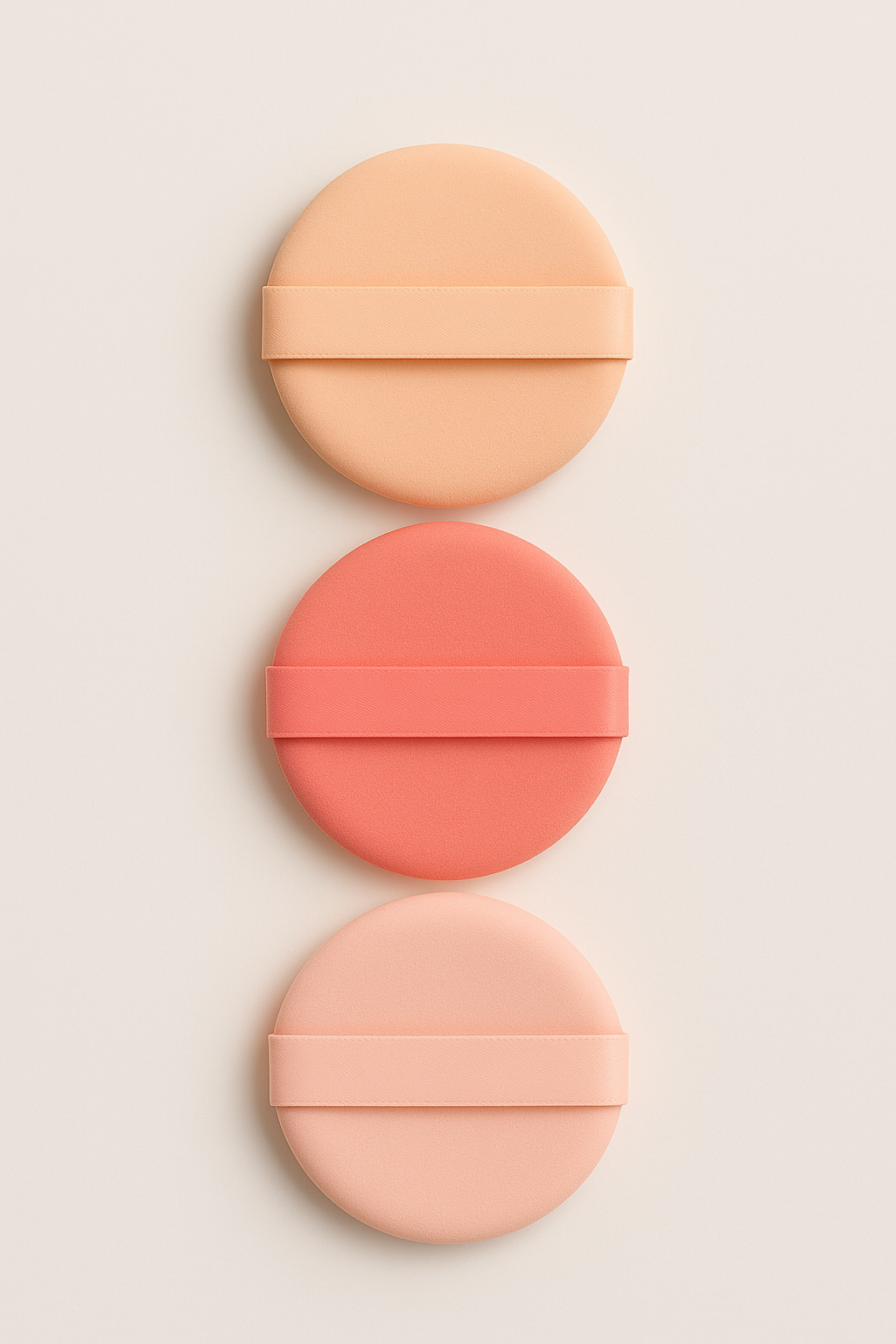Makeup Puff Set – 3pc Foundation & Powder Sponges - Random Colours