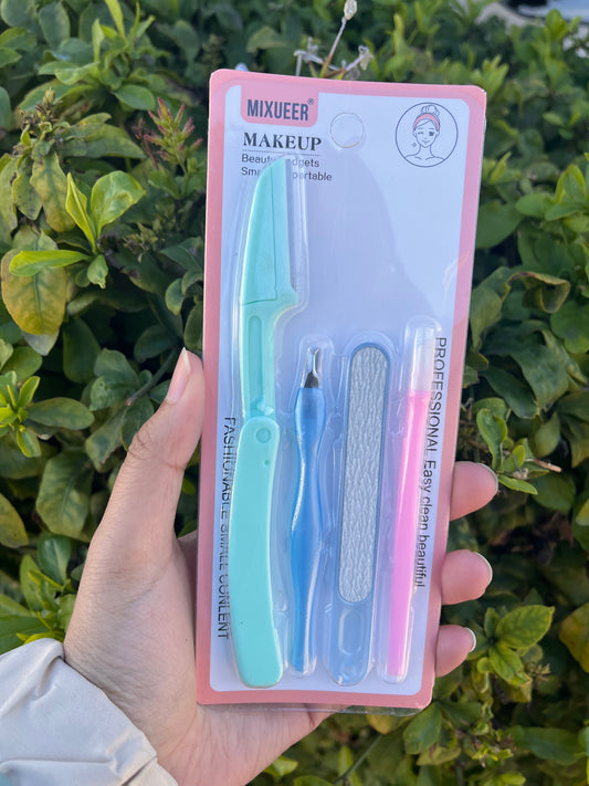 5pc Beauty Grooming Set – Face & Nail Tool Kit
