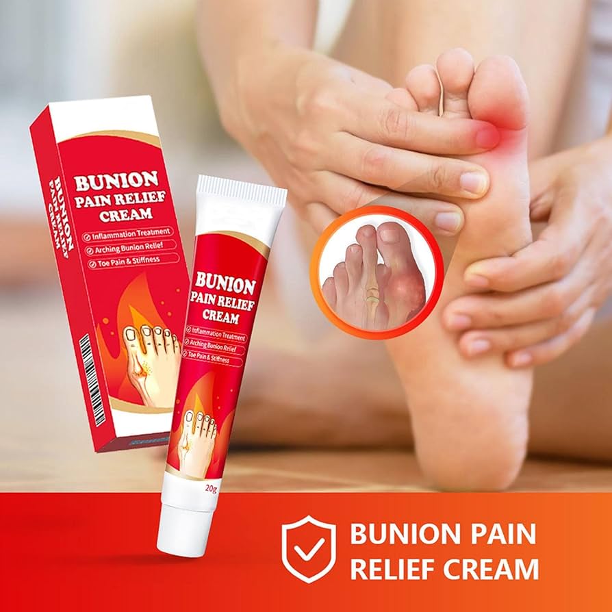 Bunion Pain Relief Cream - Soothing Treatment for Toe Pain & Inflammation