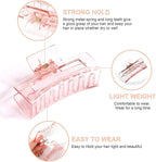 Clear Colour Hair Grip 1pc – Sleek & Functional Hair Accessory
