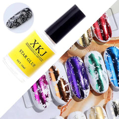 Transfer Nail Foil Glue Beauty 15ml - Perfect Adhesion for Flawless Nail Foil Art! (NOt Done)